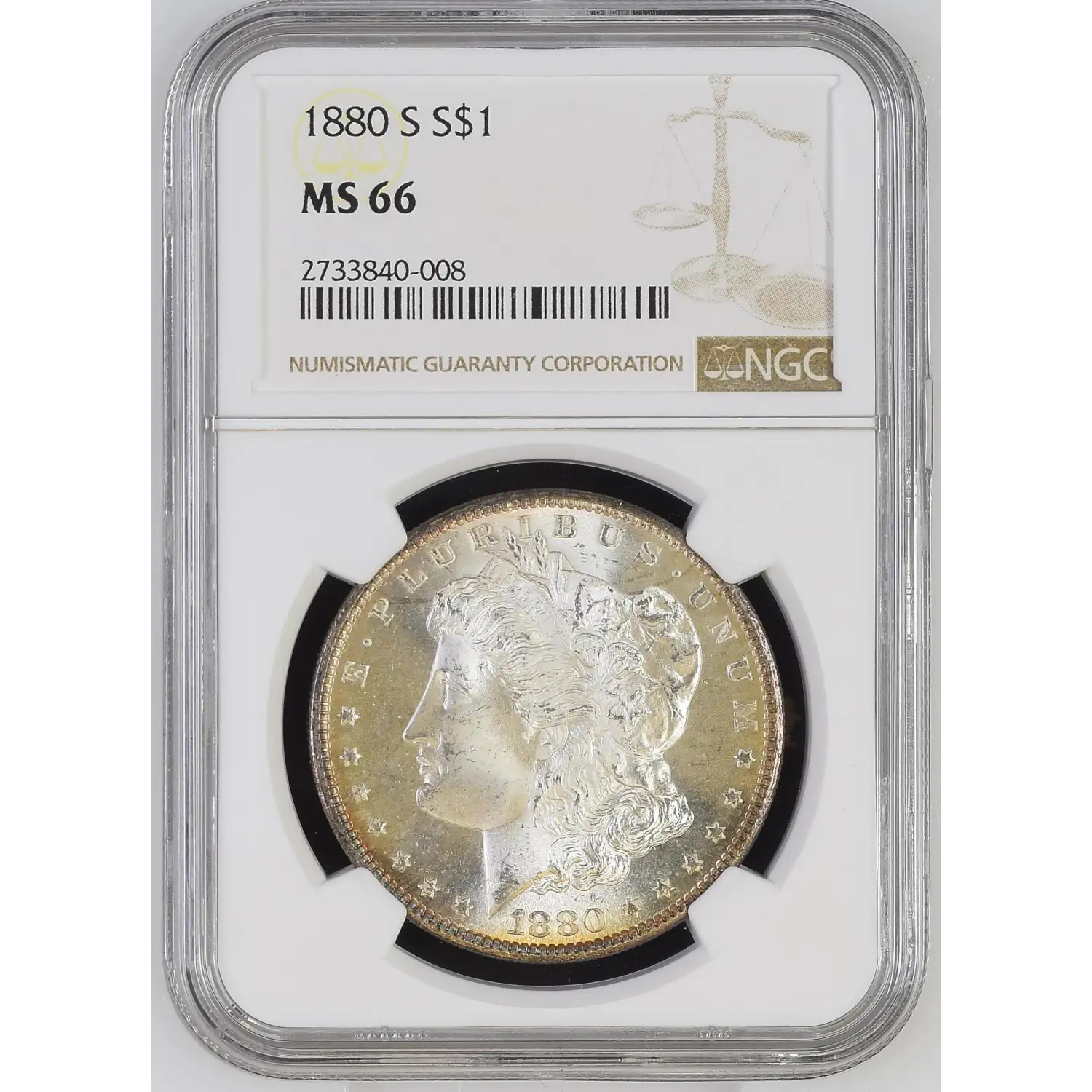 1880-S Morgan Silver Dollar NGC MS-66 - Miller's Mint Ltd.