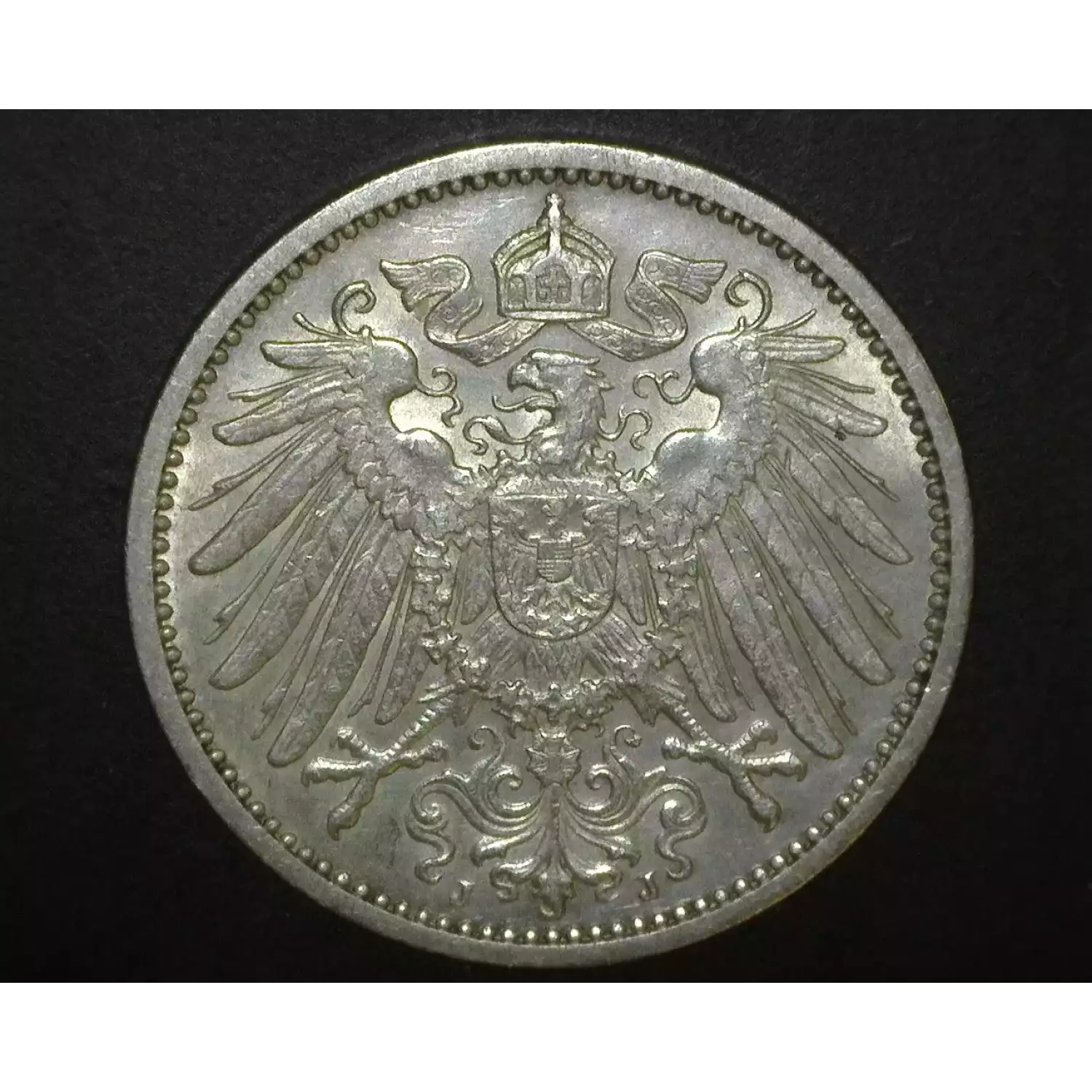 1907-J GERMANY Silver MARK AU50 - Miller's Mint
