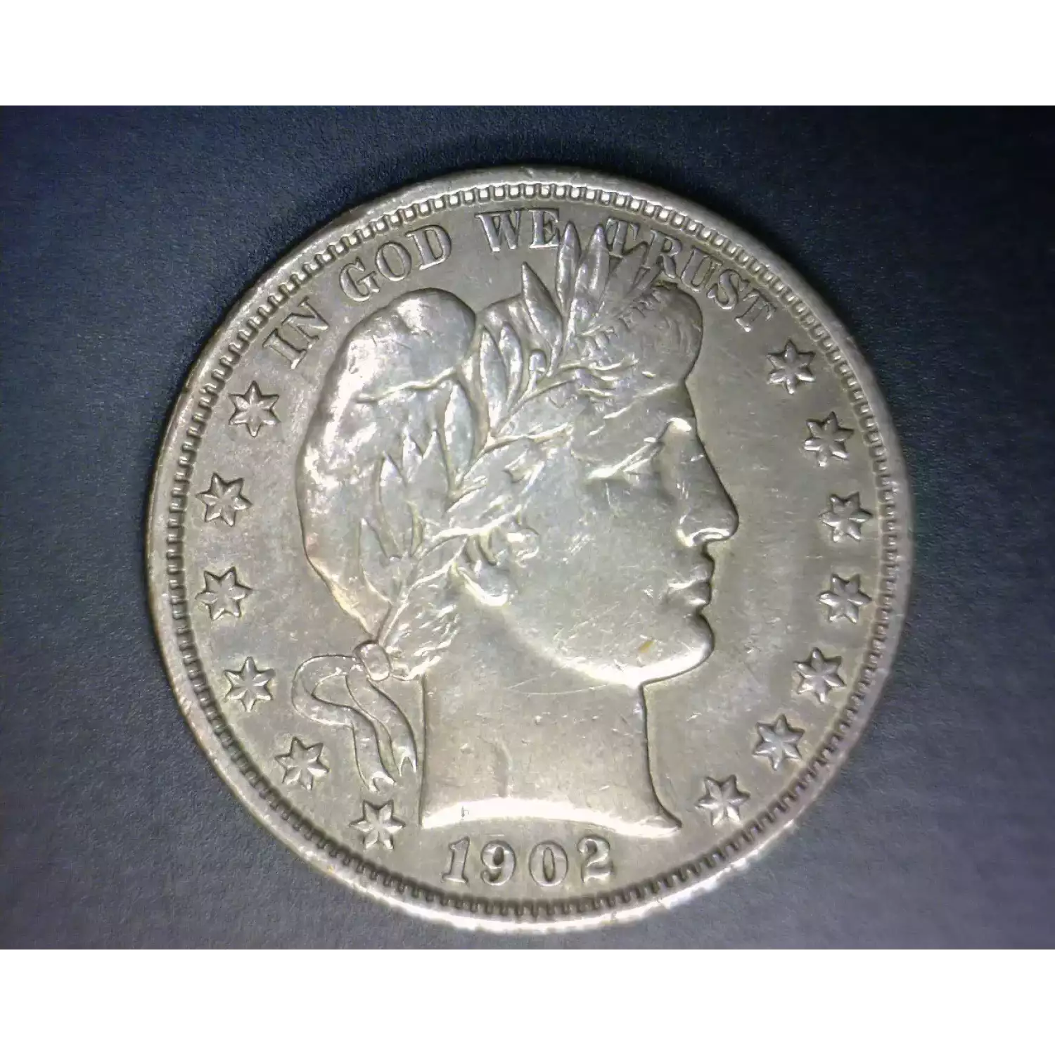 1902 Barber Half Dollar EF48 - Miller's Mint Ltd.