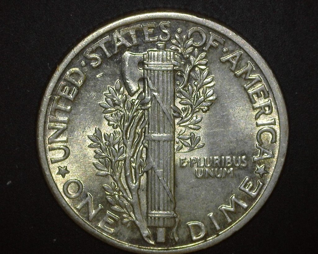 1942 w mercury dime