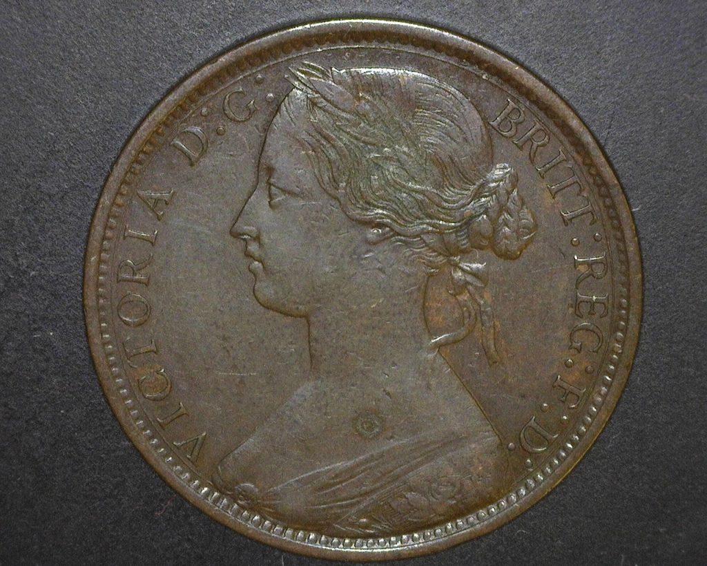 Great Britain, 1862 Penny EF40 KM749.2 – Millers Mint